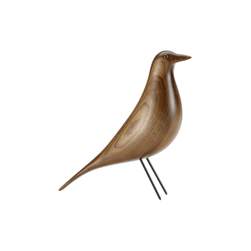 Decoration - Home Accessories - Eames House Bird Decoration natural wood - Vitra - Walnut - Metal, Solid walnut