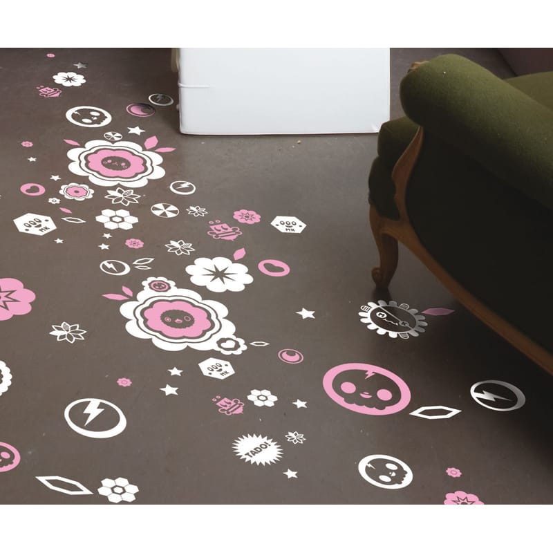 Décoration - Pour les enfants - Sticker de sol Blossom kill plastique papier rose - Domestic - Blossom / Rose - Vinyle