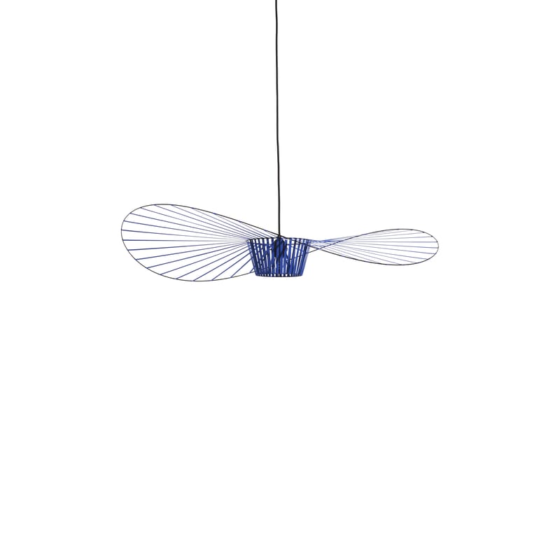 Luminaire - Suspensions - Suspension Vertigo Petite / Ø 110 cm - Constance Guisset, 2010 - Petite Friture - Bleu Cobalt - Fibre de verre, Polyuréthane