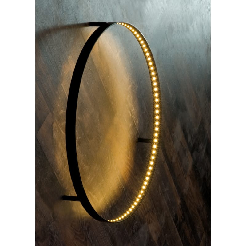Luminaire - Appliques - Applique Curves métal noir / LED - Ø 120 cm - Le Deun - Noir Ø 120 cm - Acier