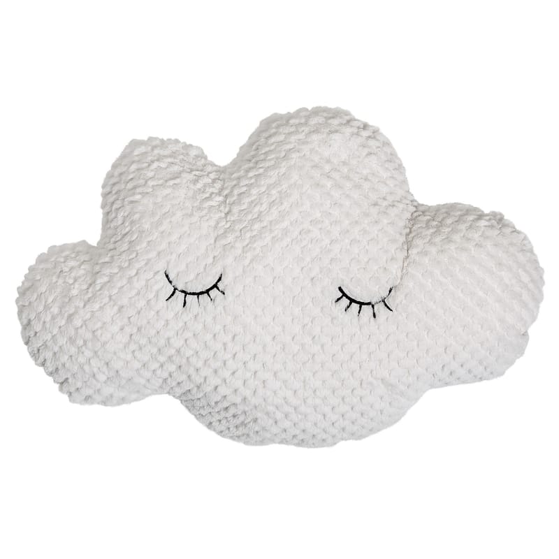 Décoration - Pour les enfants - Coussin Nuage tissu blanc / L 60 cm - Velours - Bloomingville - Nuage / Blanc - Velours polyester