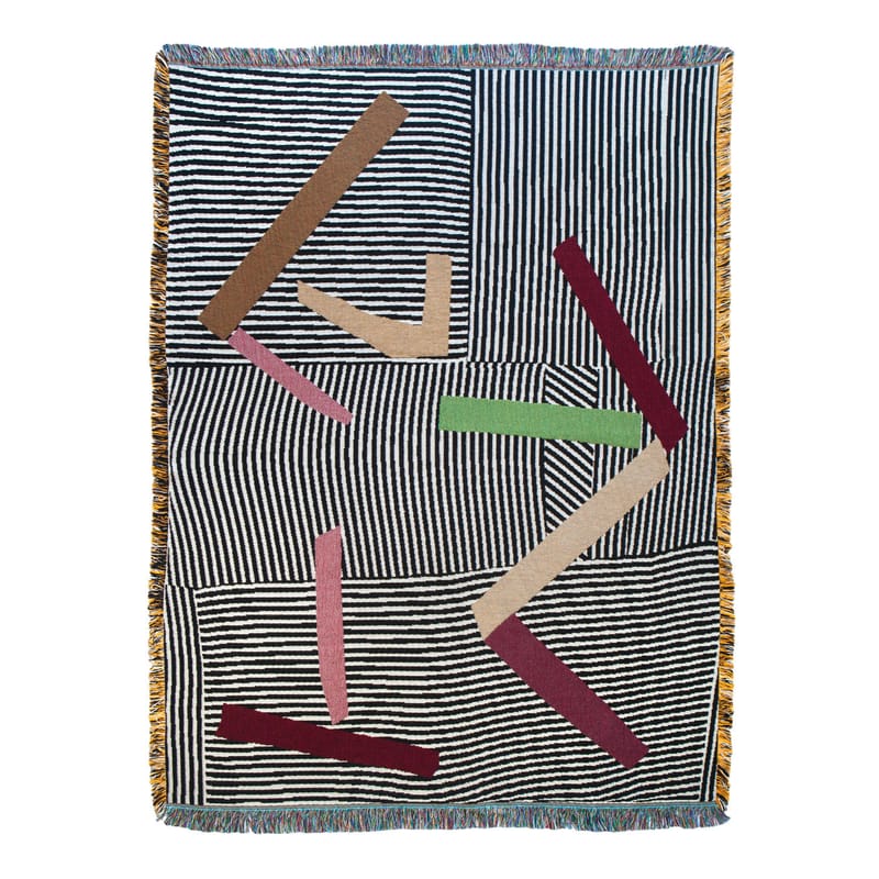 Décoration - Tapis - Plaid Knox tissu multicolore / By Jonathan Ryan Storm - 137 x 178 cm - Slowdown Studio - Ryan Storm - Coton