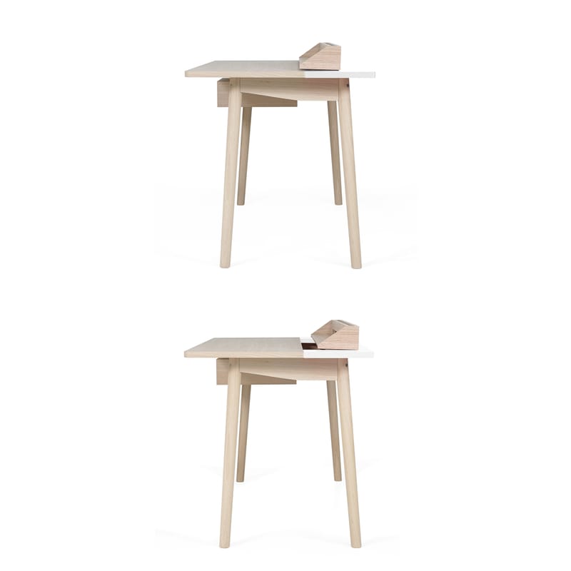 Desk wood white deals