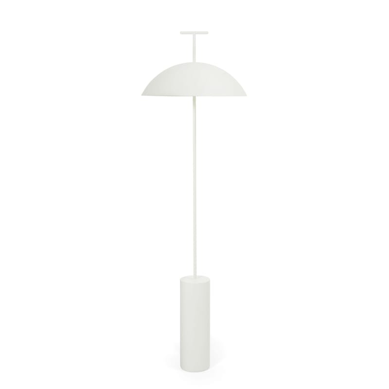 Luminaire - Lampadaires - Lampadaire Geen-a métal blanc / Liseuse / H 132 cm - Kartell - Blanc - Acier thermolaqué