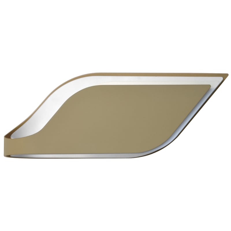 Luminaire - Appliques - Applique Foliage métal gris / plafonnier - L 38 cm - Lumen Center Italia - Extérieur gris / intérieur blanc - Acier