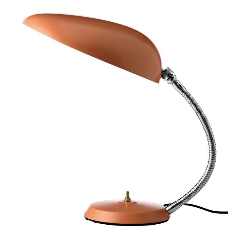 Luminaire - Lampes de table - Lampe de table Cobra métal rose / Grossman - Réédition 1949 - Gubi - Vieux rose - Acier thermolaqué