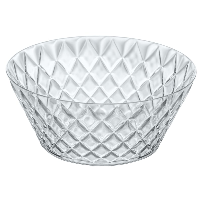 Table et cuisine - Saladiers, coupes et bols - Saladier Crystal plastique transparent / Ø 27 x H 11 cm - Koziol - Cristal - Plastique SAN