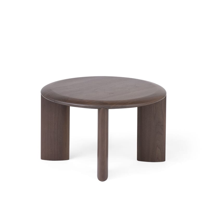 Mobilier - Tables basses - Table d\'appoint IO bois naturel / Ø 60 cm - Noyer - Ercol - Noyer - Noyer massif