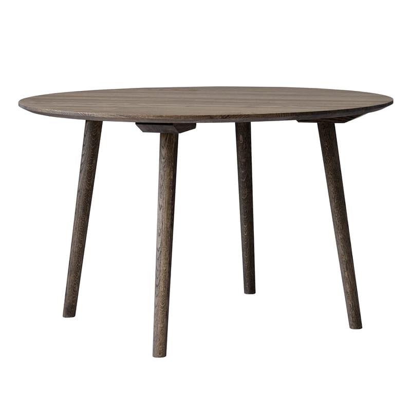 Mobilier - Tables - Table ronde In Between SK4 bois naturel / Ø 120 cm - Noyer - &tradition - Noyer - Noyer massif huilé