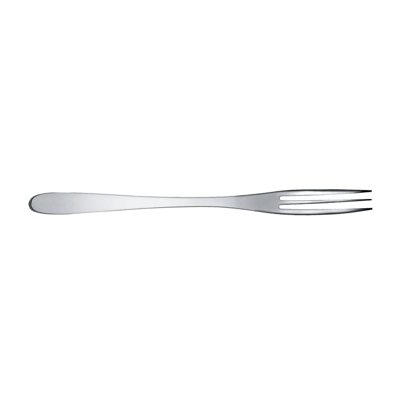 Tableware - Cutlery - Eat.it Cake fork metal - Alessi - Polished metal - Stainless steel 18/10
