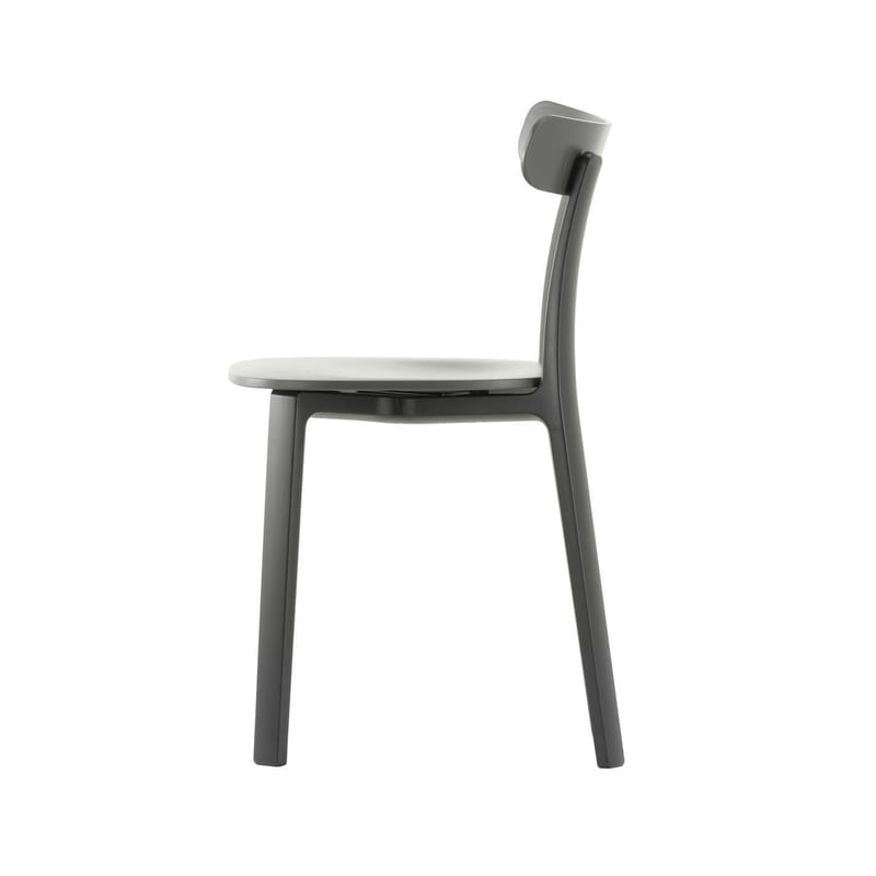 Mobilier - Chaises, fauteuils de salle à manger - Chaise APC plastique gris - Vitra - Gris graphite - Polypropylène teinté