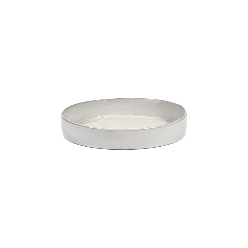 Table et cuisine - Plateaux et plats de service - Assiette creuse La Mère céramique blanc / Ø 25 x H 4,5 cm - Serax - Blanc cassé - Grès
