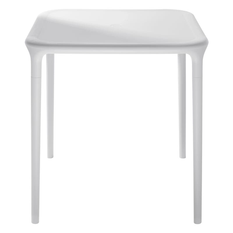 Outdoor - Gartentische - quadratischer Tisch Air-Table plastikmaterial weiß - Magis - 65 x 65 cm - weiß - Polypropylen