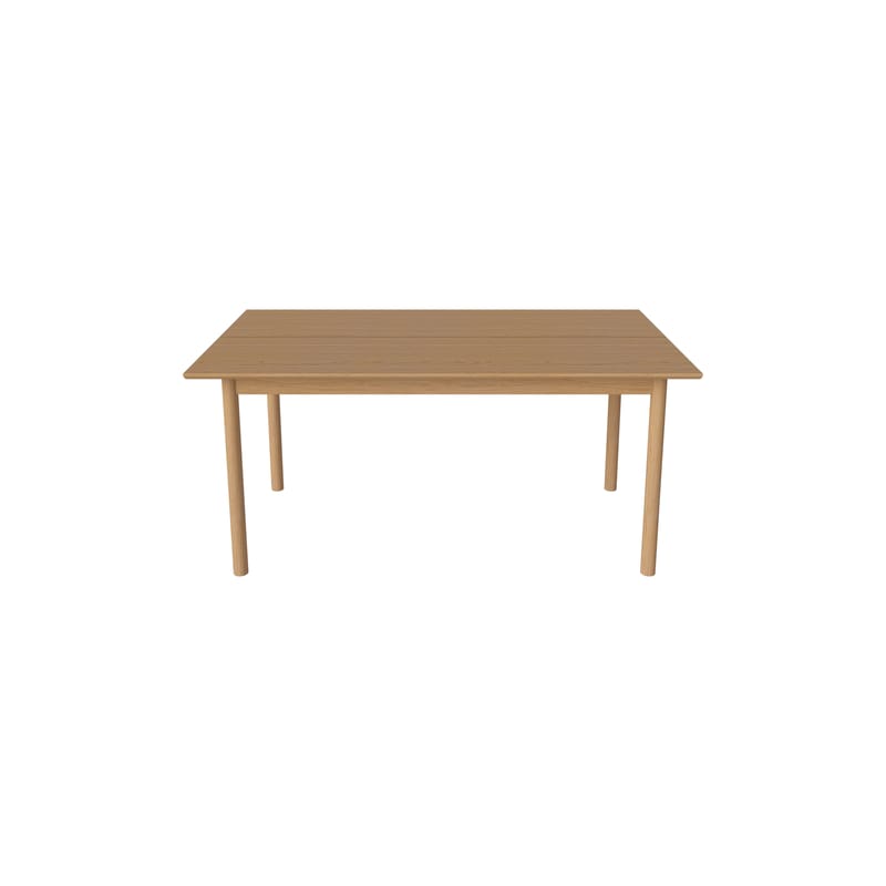 Mobilier - Tables - Table rectangulaire Track bois naturel / 160 x 90 cm - Bolia - L 160 cm / Chêne huilé -  certifié FSC, Chêne massif huilé
