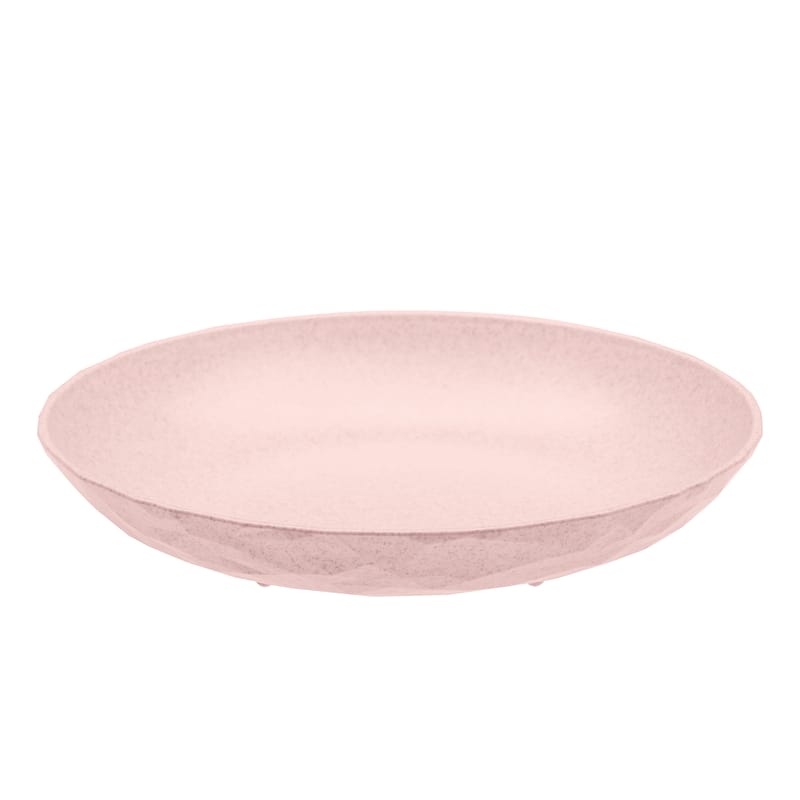 Table et cuisine - Assiettes - Assiette creuse Club plastique rose / Ø 21 cm - Plastique organique - Koziol - Rose organique - Plastique organique