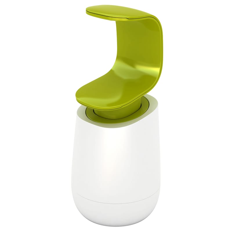 Accessoires - Accessoires salle de bains - Distributeur de savon C-Pump plastique vert - Joseph Joseph - Blanc / Vert - ABS
