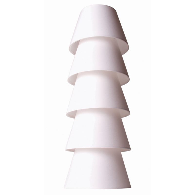 Luminaire - Lampadaires - Lampadaire Set Up Shade tissu blanc - Moooi - H 60 cm - Coton