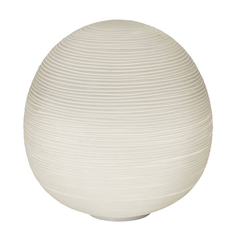 Luminaire - Lampes de table - Lampe de table Rituals XL verre blanc / Ø 40 x H 41 cm - Foscarini - Blanc - Métal laqué, Verre soufflé bouche