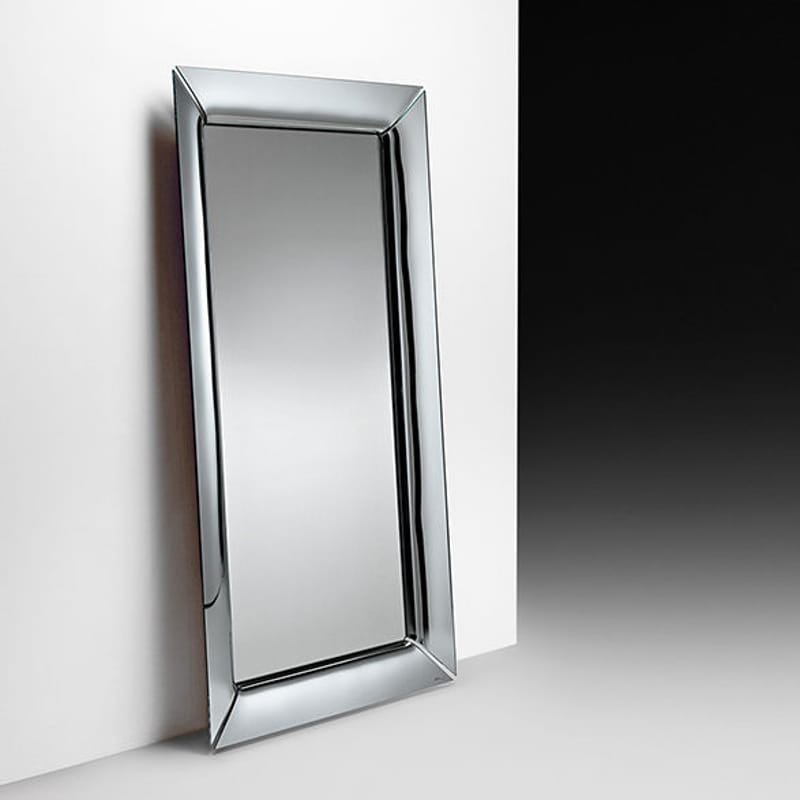 Décoration - Miroirs - Miroir à poser Caadre verre argent miroir métal / 105 x 195 cm - Philippe Starck - FIAM - 105 x 195 cm / Argent - Verre