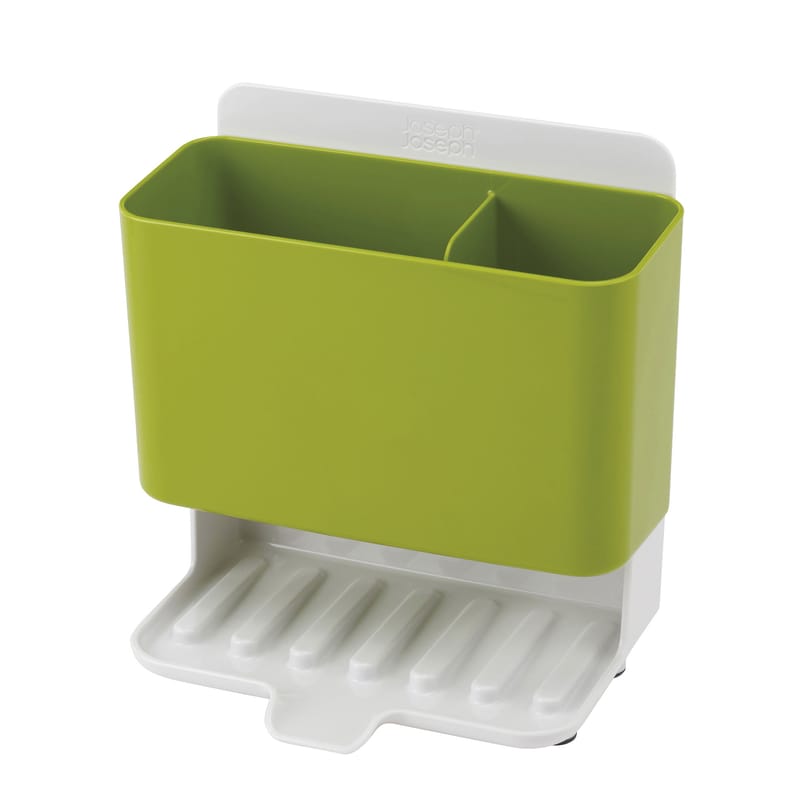 Table et cuisine - Nettoyage et rangement - Organiseur d\'évier Caddy Tower plastique blanc vert / Compact - Joseph Joseph - Blanc & Vert - ABS