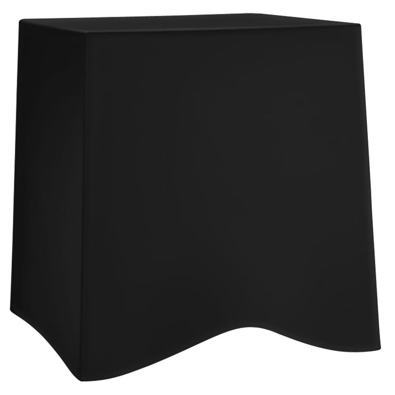 Möbel - Möbel für Teens - Stappelbarer Hocker Briq plastikmaterial schwarz - Koziol - Schwarz - Polypropylen
