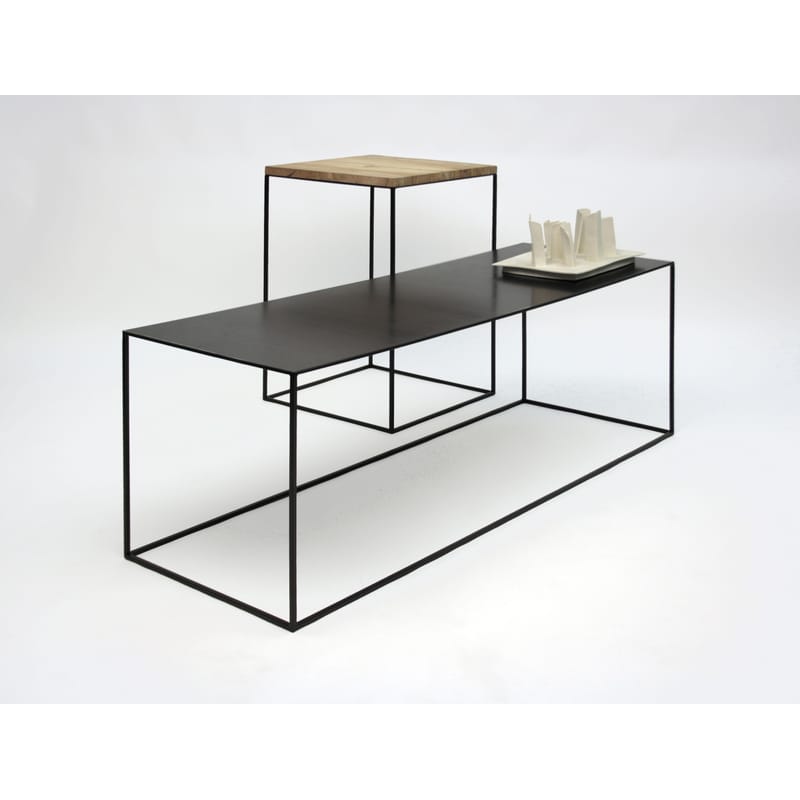 Slim irony sale low table