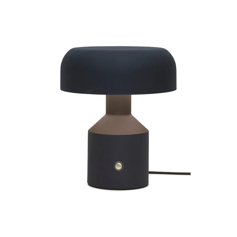 Luminaire - Lampes de table - Lampe de table Porto métal noir / Ø 25 x H 29 cm - It\'s about Romi - Noir - Acier