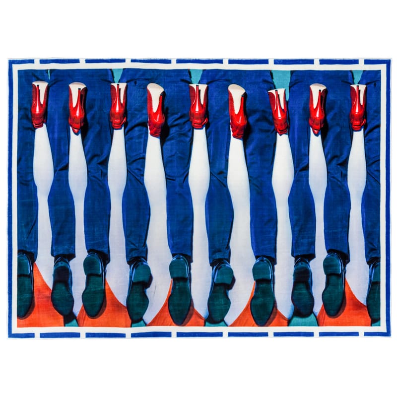 Décoration - Tapis - Tapis Toiletpaper - Legs  multicolore / 194 x 280 cm - Seletti - Jambes / Multicolore - Coton, Polyester