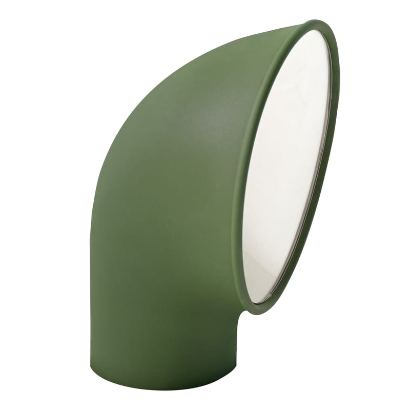 Luminaire - Luminaires d\'extérieur - Borne d\'éclairage Piroscafo LED métal vert / H 37 cm - Artemide - Vert - Fonte d\'aluminium, Polycarbonate