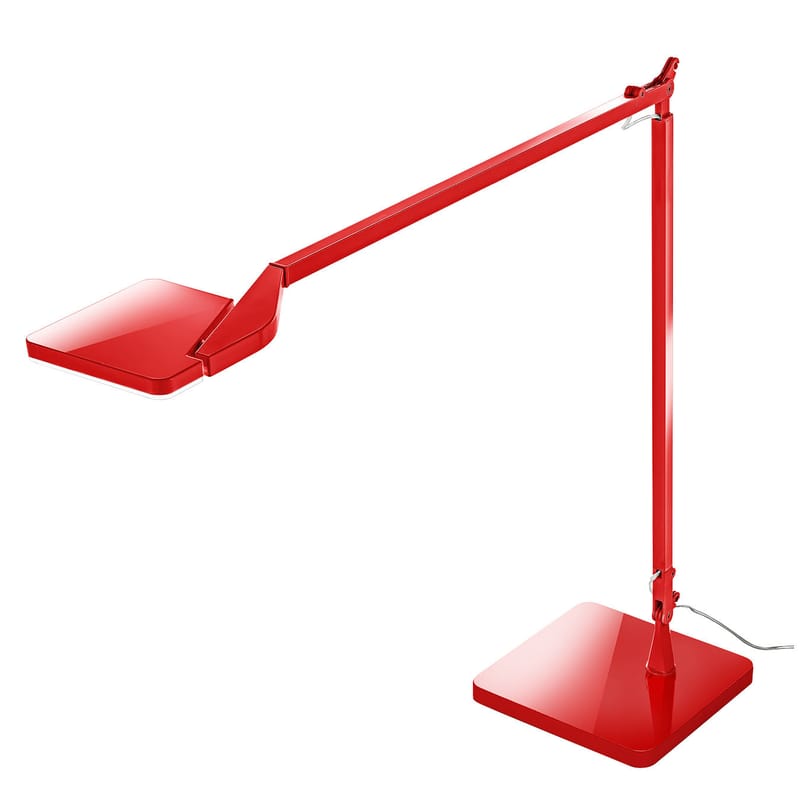 Luminaire - Lampes de table - Lampe de table Jackie LED métal rouge - Panzeri - Rouge - Aluminium