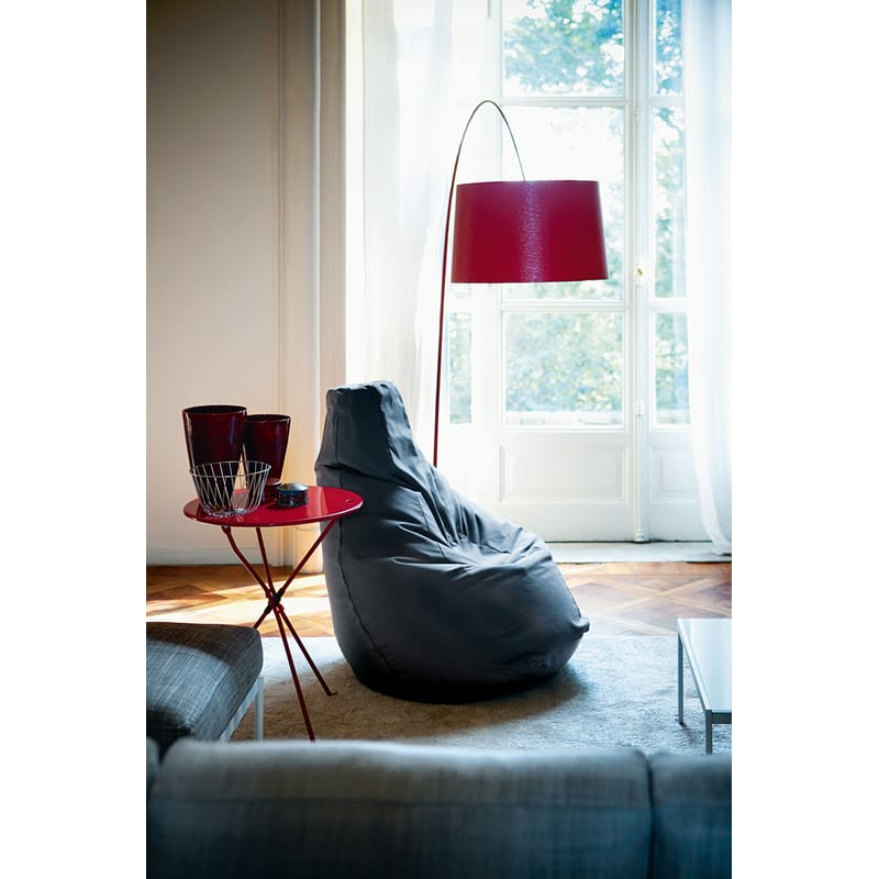 Outdoor sales pouf blue