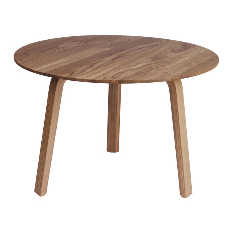 Mobilier - Tables basses - Table basse Bella bois naturel / Ø 60 x H 39 cm - Hay - Chêne huilé - Chêne massif huilé
