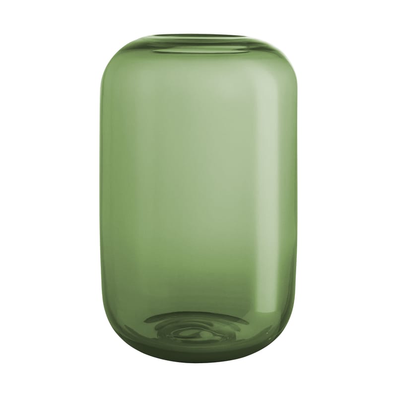 Décoration - Vases - Vase Acorn verre gris / H 22 cm - Eva Solo - Gris - Verre soufflé bouche