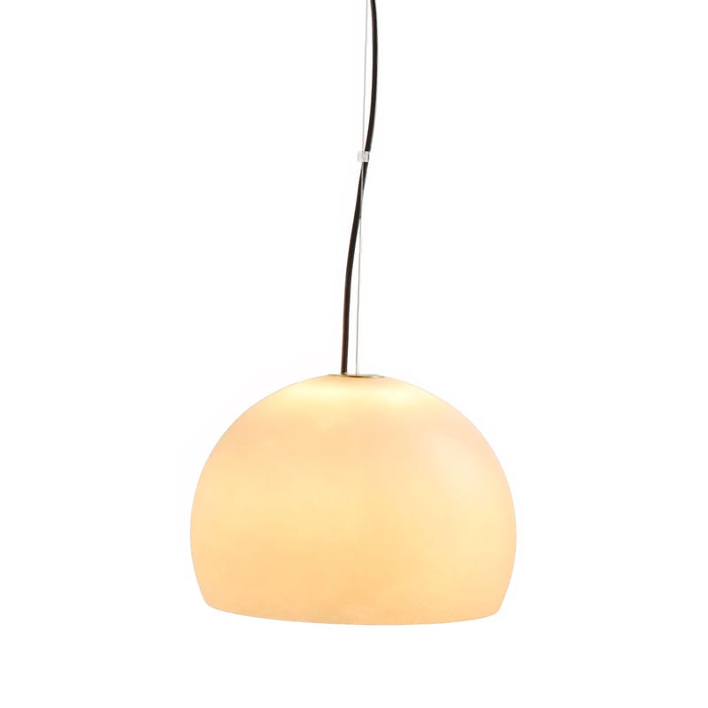 Luminaire - Suspensions - Suspension Neil XL pierre blanc / LED - Ø 25 cm - Albâtre - Carpyen - Or / Albâtre blanc - Albâtre