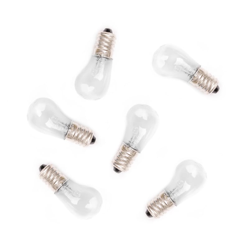 Luminaire - Ampoules et accessoires - Ampoule LED E14 Luminaire verre blanc / Set de 6 - Seletti - Blanc - Verre