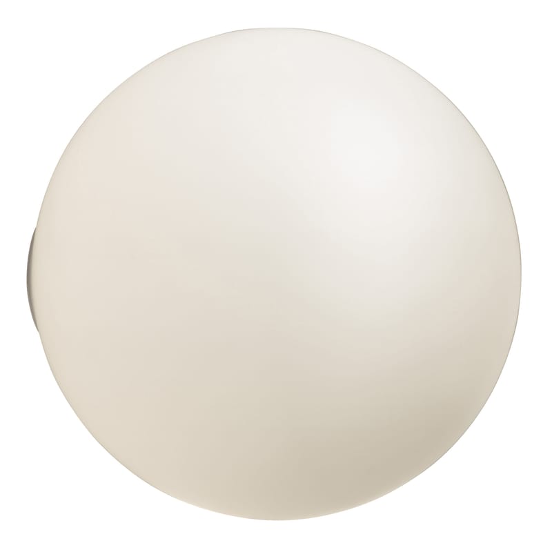 Luminaire - Appliques - Applique d\'extérieur Dioscuri verre blanc / Plafonnier - Artemide - Ø 42 cm - Blanc - Verre soufflé