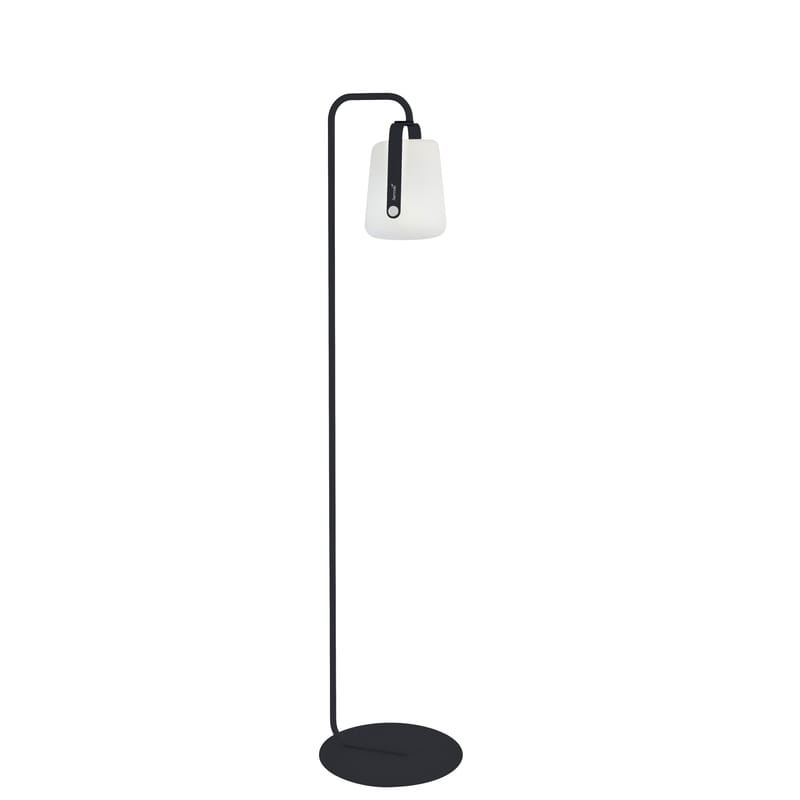 Luminaire - Lampadaires - Accessoire  métal noir / Pied pour lampes Balad - Small H 157 cm - Fermob - Carbone - Acier peint