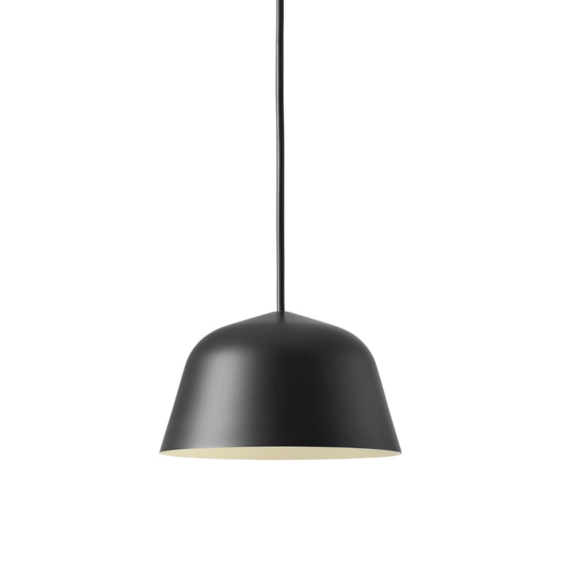 Illuminazione - Lampadari - Sospensione Ambit Mini metallo nero / Ø 16,5 cm - Metallo - Muuto - Nero - Alluminio