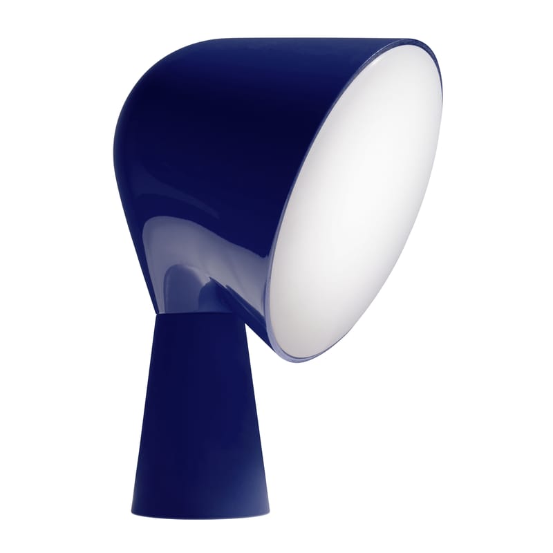 Luminaire - Lampes de table - Lampe de table Binic plastique bleu / Ionna Vautrin, 2010 - Foscarini - Bleu brillant - ABS, Polycarbonate