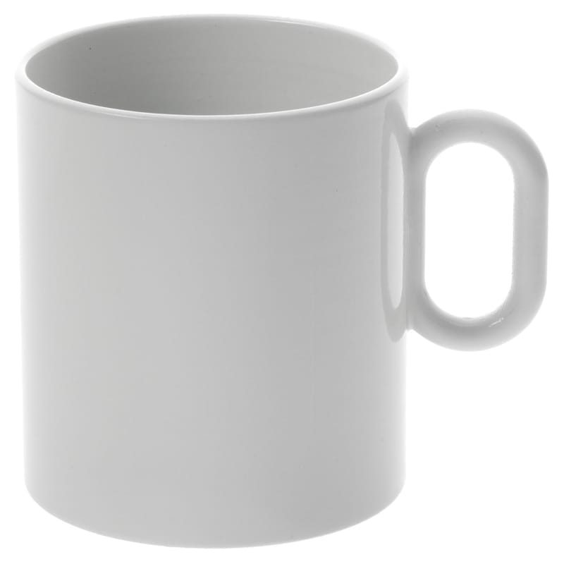 Table et cuisine - Tasses et mugs - Mug Dressed céramique blanc - Alessi - Blanc - Porcelaine