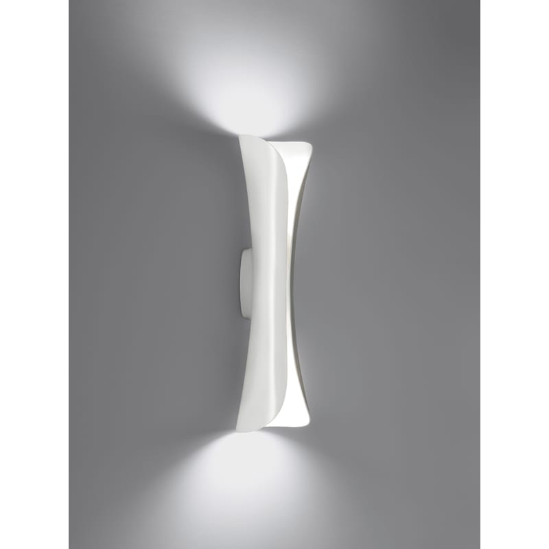 Luminaire - Appliques - Applique Cadmo LED plastique blanc - Artemide - Blanc - Aluminium, Matériau thermoplastique