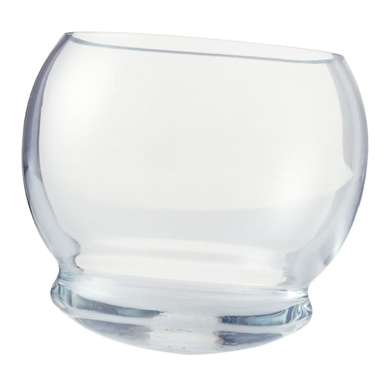 Tavola - Bicchieri  - Bicchiere da whisky Rocking Glass vetro trasparente Set di 4 bicchieri oscillanti - Normann Copenhagen - Trasparente - Vetro