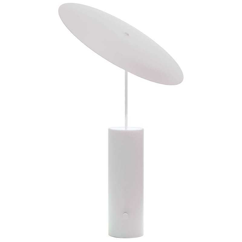 Luminaire - Lampes de table - Lampe de table Parasol LED métal blanc / H 50 cm - Innermost - Blanc - Acier inoxydable laqué