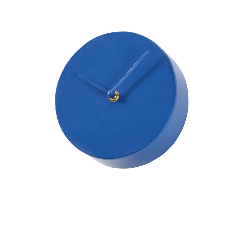 Decoration - Wall Clocks - Ronde Wall clock metal blue / Ø 15 cm - Serax - Round / Californian blue - Painted metal