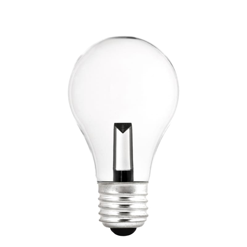 Luminaire - Ampoules et accessoires - Ampoule LED E27 MONOBLOC verre transparent / 1,5W = 15W - Pop Corn - Transparent - Verre