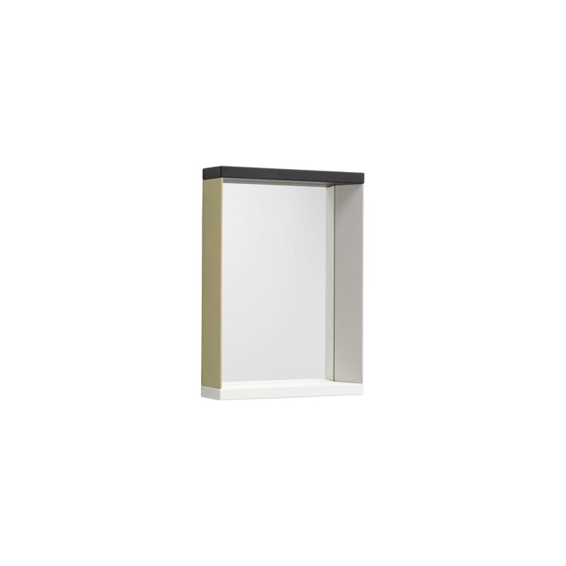 Décoration - Miroirs - Miroir mural Colour Frame - Small bois naturel / L 38,5 x H 48 cm - Vitra - Neutre - Frêne laqué, Verre