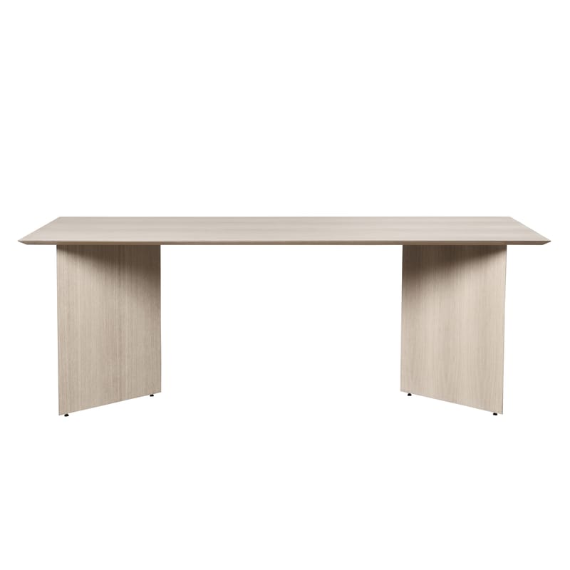 Mobilier - Tables - Accessoire  bois naturel / Plateau rectangulaire pour tréteaux Mingle Large - 210 x 90 cm - Ferm Living - Bois clair - MDF plaqué chêne