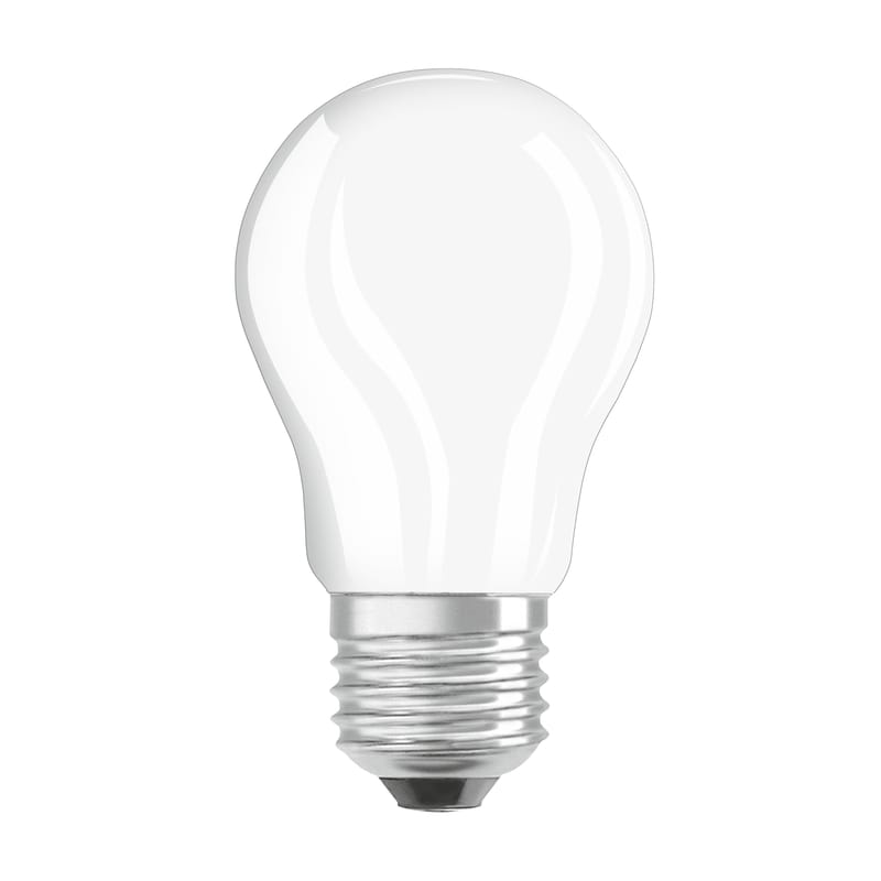 Luminaire - Ampoules et accessoires - Ampoule LED E27  verre blanc / Sphérique dépolie - 4W=40W (2700K, blanc chaud) - Osram - 4W=40W - Verre