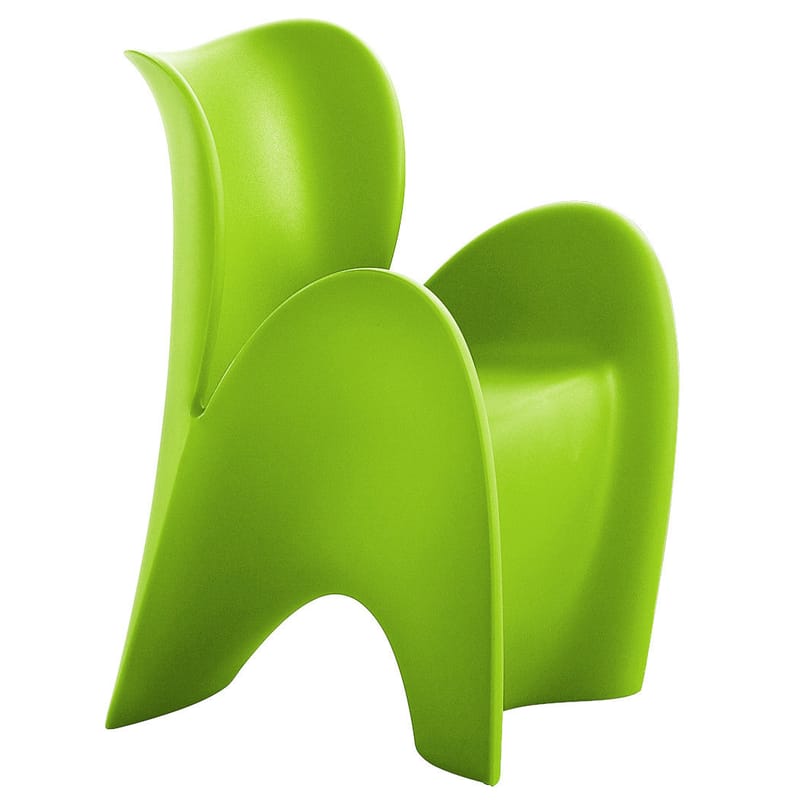 Mobilier - Chaises, fauteuils de salle à manger - Fauteuil Lily Small plastique vert - MyYour - Vert mat - Matière plastique