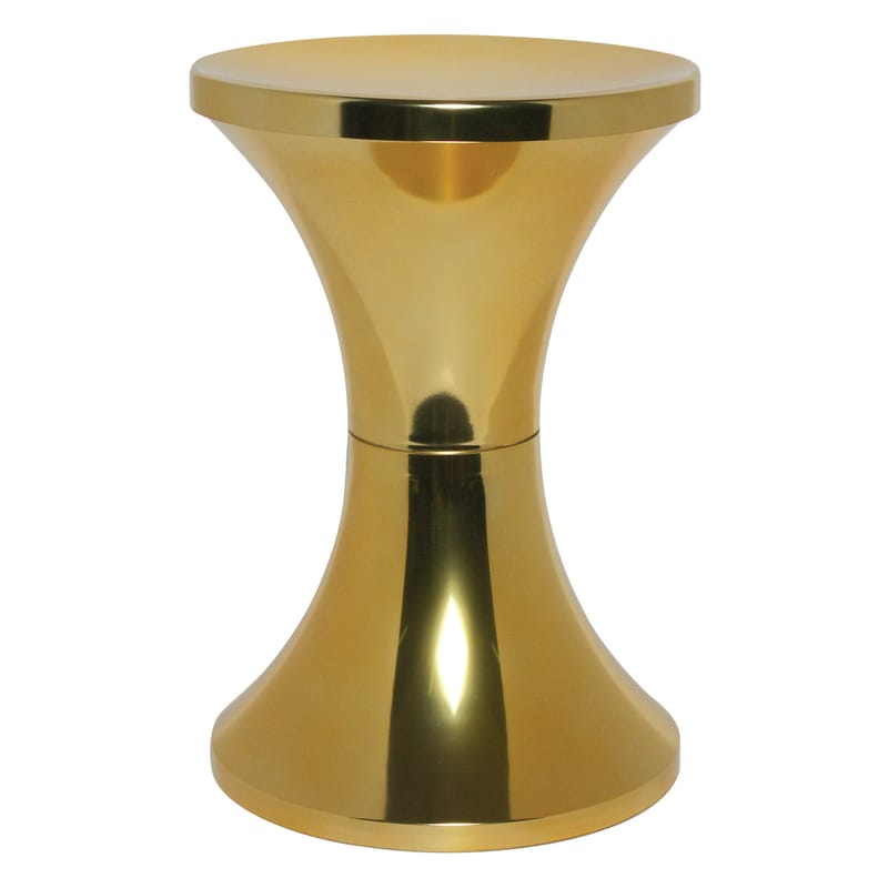 Möbel - Möbel für Teens - Hocker Tam Tam Chromé plastikmaterial gold - BRANEX DESIGN - Verchromtes gold - ABS im Metall-Finish